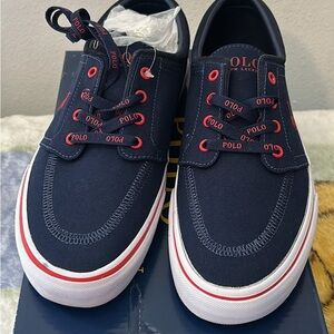 Polo by Ralph Lauren Navy Sneakers